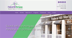 Desktop Screenshot of federalhillmortgage.com